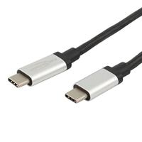 ANSMANN USB kabel type C naar type C data- en oplaadkabel 1 m (snel opladen en synchroniseren) voor MacBook, Chromebook, Smartphone, Tablet