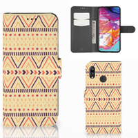 Samsung Galaxy A70 Telefoon Hoesje Aztec Yellow