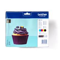 Brother LC-123VALBP inktcartridge 4 stuk(s) Origineel Zwart, Cyaan, Magenta, Geel