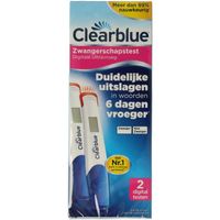 Clearblue Zwangerschapstest digitaal ultravroeg (10 mIU/ml) (2 st)