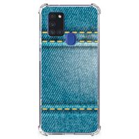 Samsung Galaxy A21s Anti Shock Bumper Case Jeans