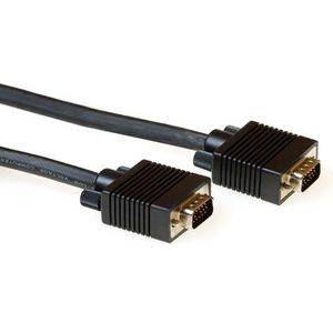 ACT 50 cm High Performance VGA kabel male-male zwart