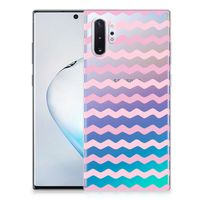 Samsung Galaxy Note 10 Plus TPU bumper Waves Roze