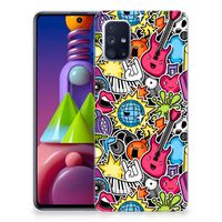 Samsung Galaxy M51 Silicone Back Cover Punk Rock - thumbnail