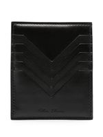 Rick Owens Square leather card holder - Noir