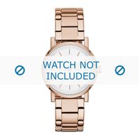 Horlogeband DKNY NY2344 Staal Rosé 18mm