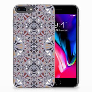 Apple iPhone 7 Plus | 8 Plus TPU Siliconen Hoesje Flower Tiles