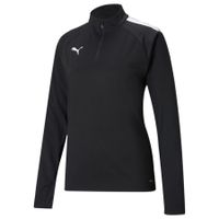 PUMA Trainingsshirt teamLIGA Kwartrits - Zwart/Wit Dames