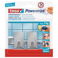 2x Tesa Powerstrips metaal haken small klusbenodigdheden - thumbnail