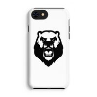 Angry Bear (white): iPhone 7 Tough Case