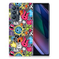 OPPO Find X3 Neo Silicone Back Cover Punk Rock - thumbnail