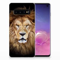 Samsung Galaxy S10 TPU Hoesje Leeuw - thumbnail