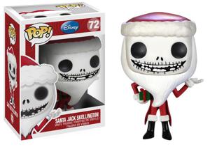 Nightmare Before Christmas POP! Vinyl Figure Santa Jack Skellington 10cm