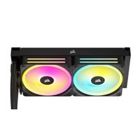 Corsair H100I Processor Kit voor vloeistofkoeling 12 cm Zwart - thumbnail