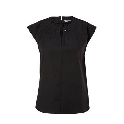 s.Oliver BLACK LABEL top met plooien zwart