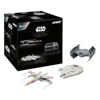 Star Wars Advent Calendar Millennium Falcon, X-Wing Fighter, Darth Vader's Tie Fighter Model Kits - thumbnail