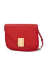 Ferragamo petit sac à bandoulière à design asymétrique en cuir - Rouge - thumbnail