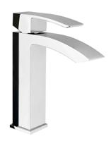 Wastafelmengkraan Sapho Ginko 1-hendel gebogen 15,6 cm chroom