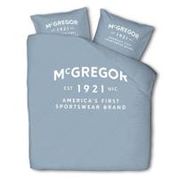 Dekbedovertrek McGregor Boston - Tweepersoons (200x240 cm) - Blauw Katoen - Dessin: Tekst - McGregor - Dekbed-Discounter.nl - thumbnail