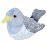 Pluche koekoek vogel knuffel met geluid 13 cm - thumbnail