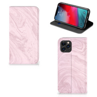 Apple iPhone 11 Pro Standcase Marble Pink - Origineel Cadeau Vriendin - thumbnail