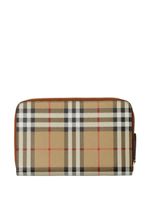 Burberry portefeuille pliant à motif Vintage Check - Tons neutres - thumbnail