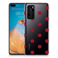 Huawei P40 Siliconen Case Cherries