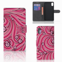 Apple iPhone Xs Max Hoesje Swirl Pink - thumbnail