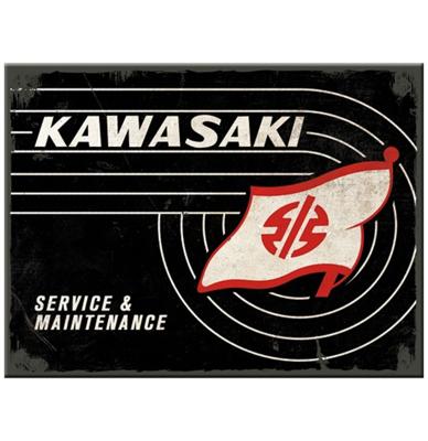 Kawasaki Service & Maintenance Magneet Kawasaki Service & Maintenance Magneet