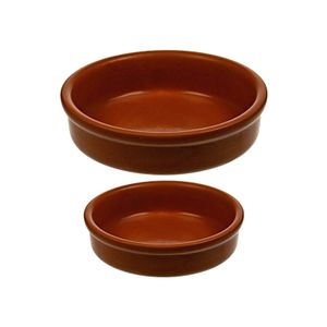 Set van 8x stuks creme brulee of tapas bakjes 5 en 7 cm