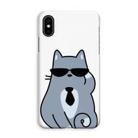 Cool cat: iPhone XS Max Volledig Geprint Hoesje