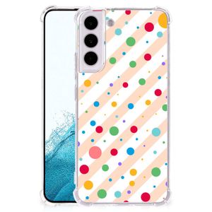 Samsung Galaxy S22 Doorzichtige Silicone Hoesje Dots