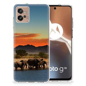 Motorola Moto G32 TPU Hoesje Olifanten