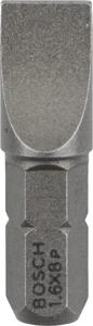 Bosch Accessories Gleuf-bit 8 mm Extra hard C 6.3 25 stuk(s)