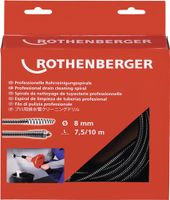 Rothenberger Spiraalgereedschap | lengte 7,5 m spiraal d. 8 mm met gereedschapskoppeling en kern | 1 stuk - 72425 72425