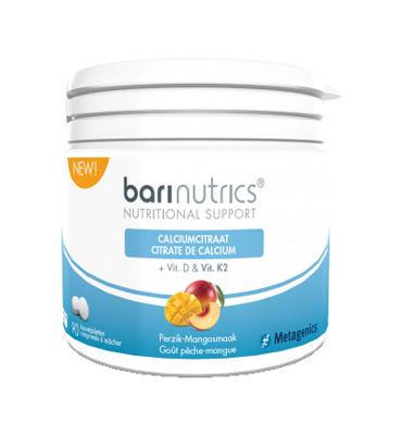 Barinutrics Barinutrics Calciumcitraat Perzik-mango (90kt)