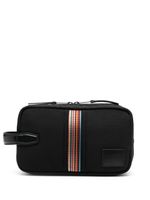 Paul Smith trousse de toilette à broderies - Noir - thumbnail