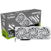 Palit Nvidia GeForce RTX 4070 Ti Super Videokaart Super GamingPro White OC 16 GB GDDR6X-RAM PCIe x16 HDMI, DisplayPort Overclocked, RGB-verlichting - thumbnail