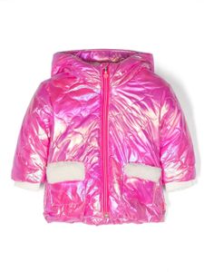 Billieblush veste matelassée à effet iridescent - Rose