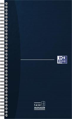 Oxford Office Essentials taskmanager, 230 pagina's, ft 14,1 x 24,6 cm, blauw