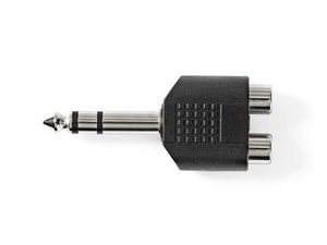 Nedis Stereo Adapter 6,35mm Jack Male To 2x RCA Female