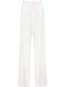 Lardini pantalon à coupe droite - Blanc