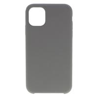 Shop4 - iPhone 11 Pro Max Hoesje - Zachte Back Case Mat Grijs