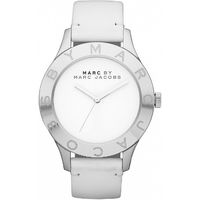 Horlogeband Marc by Marc Jacobs MBM1099 Leder Wit 18mm - thumbnail