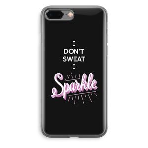 Sparkle quote: iPhone 8 Plus Transparant Hoesje