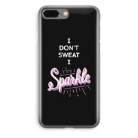 Sparkle quote: iPhone 8 Plus Transparant Hoesje - thumbnail