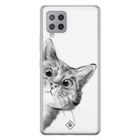 Samsung Galaxy A42 siliconen hoesje - Peekaboo