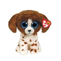 TY Beanie Boos Knuffel Hond Muddles 24 cm - thumbnail