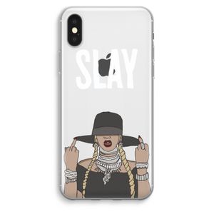 Slay All Day: iPhone XS Max Transparant Hoesje