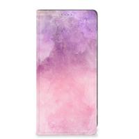 Bookcase Motorola Moto G24 | G04 | G24 Power Pink Purple Paint